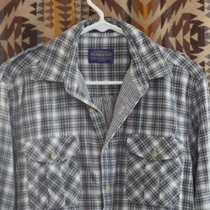 Pendleton fitted double faced plaid Deck Shirt